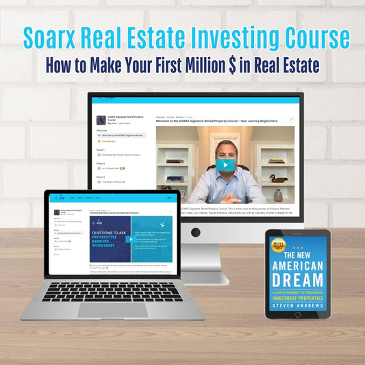 SOARX Real Estate Investing Course: How to Make Your First Million $ in Real Estate - You'll also get 6,993 giveaway entries for your chance to win up to $500,000 or a Free House